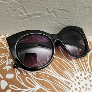 Black Cat Eye Sunglasses